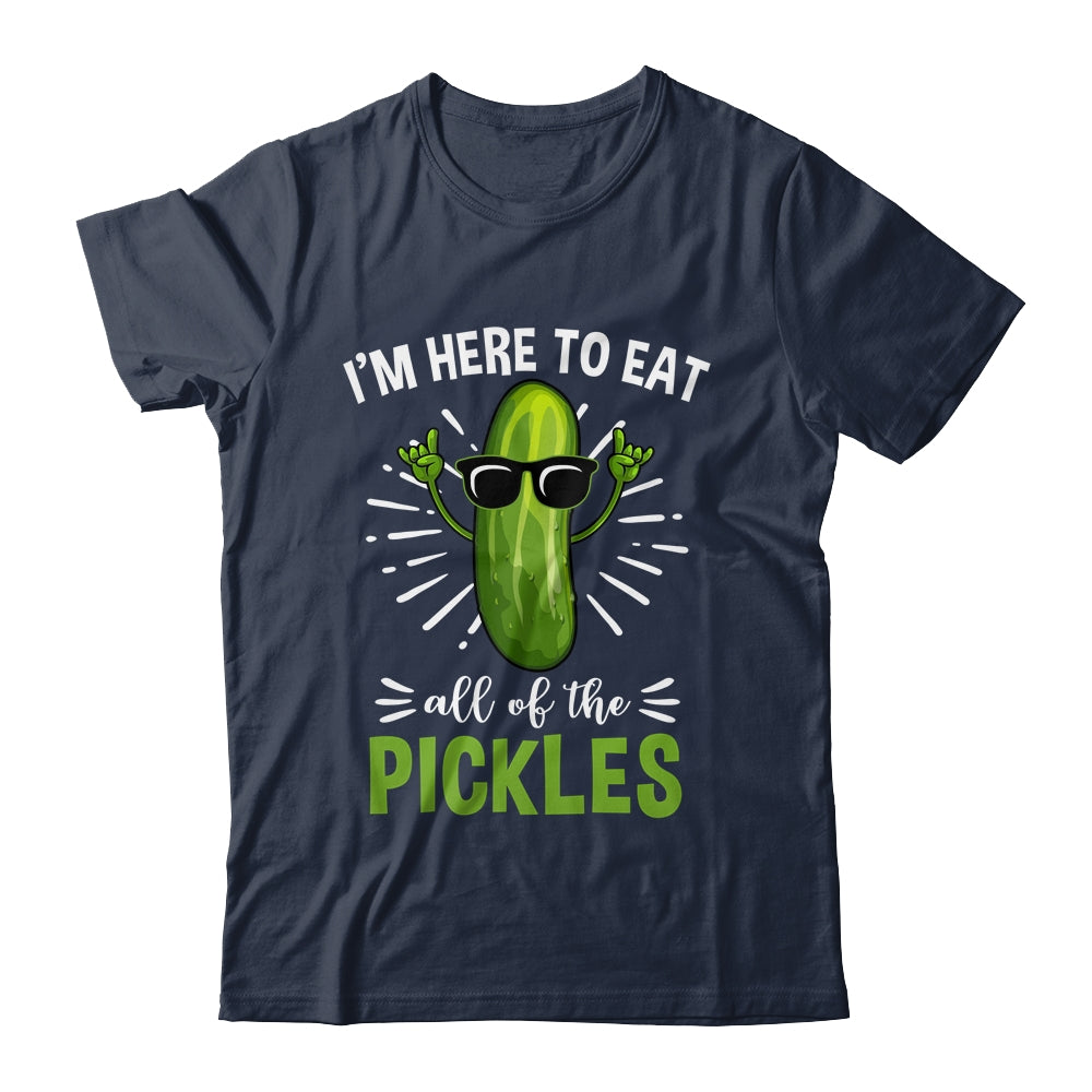 Funny Eat All The Pickles Art For Men Women Pickled Cucumber Shirt & Tank Top | siriusteestore