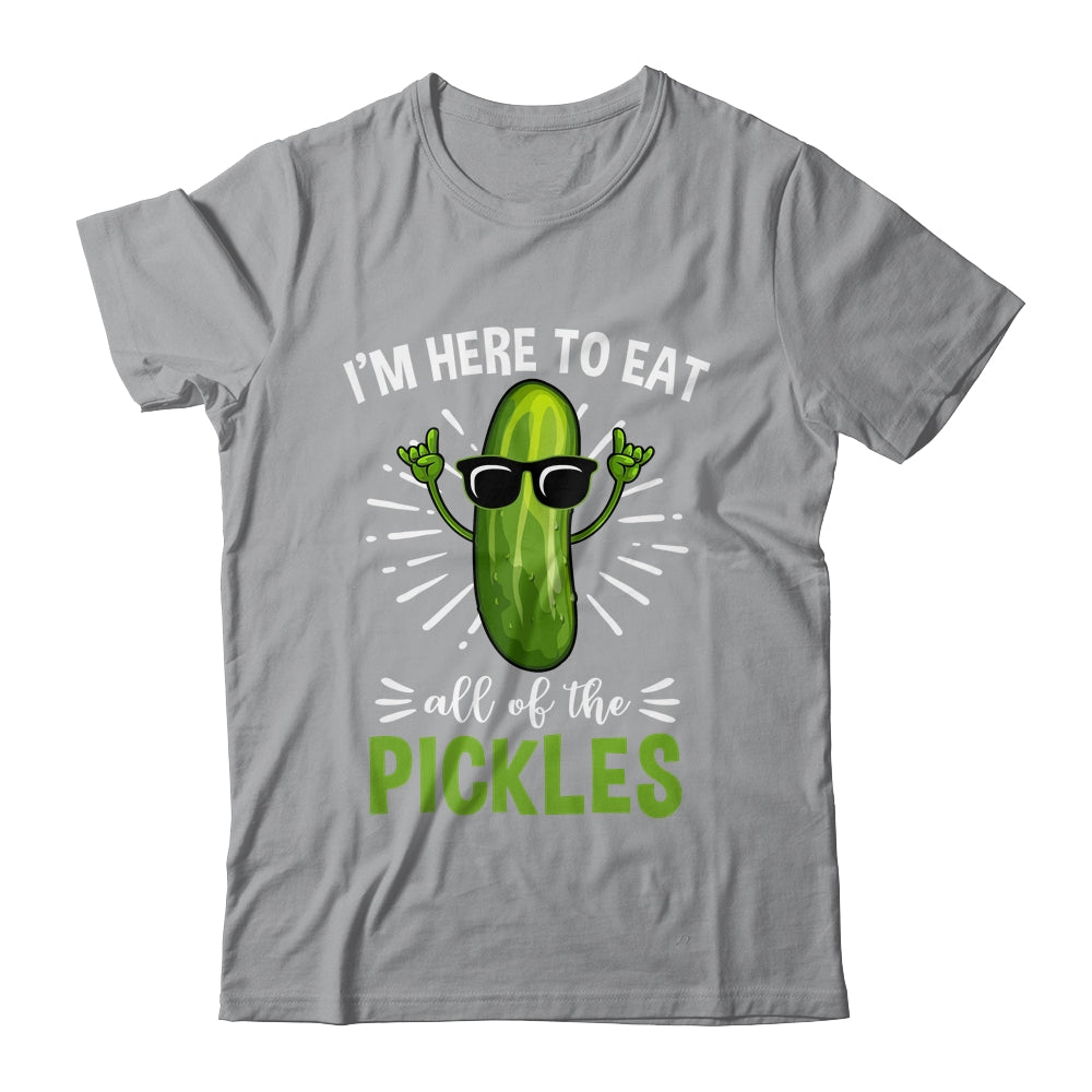 Funny Eat All The Pickles Art For Men Women Pickled Cucumber Shirt & Tank Top | siriusteestore
