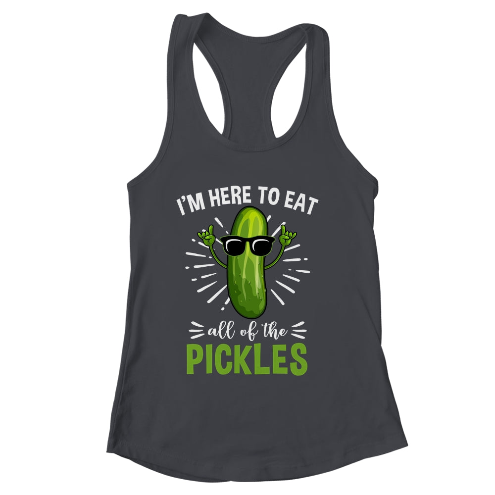 Funny Eat All The Pickles Art For Men Women Pickled Cucumber Shirt & Tank Top | siriusteestore