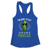 Funny Eat All The Pickles Art For Men Women Pickled Cucumber Shirt & Tank Top | siriusteestore