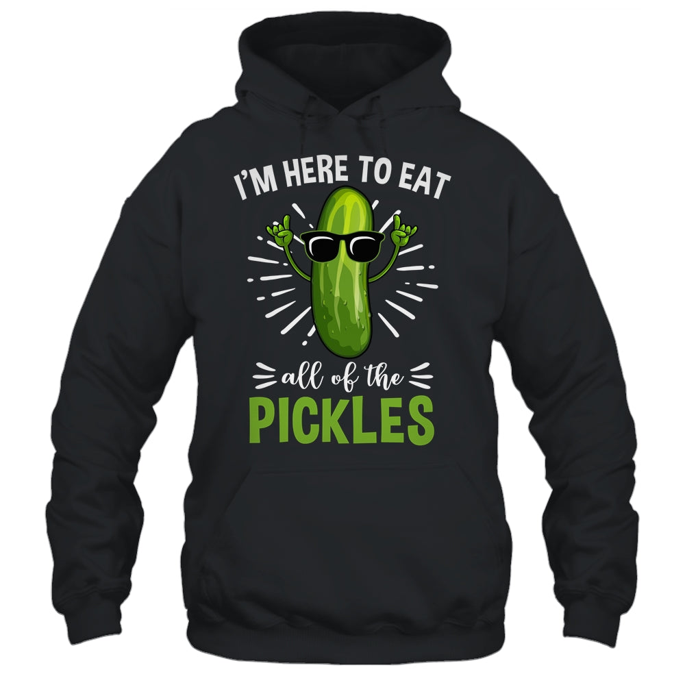 Funny Eat All The Pickles Art For Men Women Pickled Cucumber Shirt & Tank Top | siriusteestore