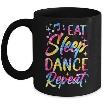 Funny Eat Sleep Dance Repeat Design Men Women Kids Dancers Mug | siriusteestore