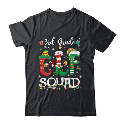 Funny Elf Squad 3rd Grade Teacher Student Christmas Xmas Shirt & Sweatshirt | siriusteestore