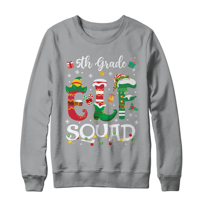Funny Elf Squad 5th Grade Teacher Student Christmas Xmas Shirt & Sweatshirt | siriusteestore