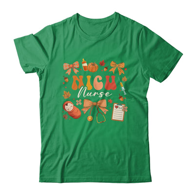 Funny Fall Coquette Bow NICU Nurse Day Appreciation Women Shirt & Sweatshirt | siriusteestore