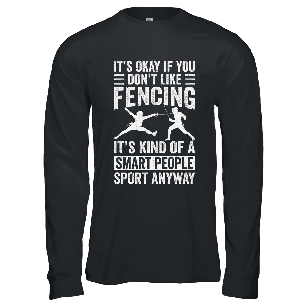 Funny Fencing Art For Men Women Smart People Sport Fencer Shirt & Hoodie | siriusteestore
