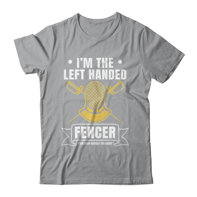 Funny Fencing Sports Design For Men Left Handed Fencer Shirt & Hoodie | siriusteestore