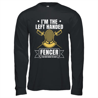 Funny Fencing Sports Design For Men Left Handed Fencer Shirt & Hoodie | siriusteestore