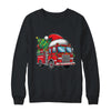 Funny Firetruck Santa Christmas Tree Lights Womens Mens Kids Shirt & Sweatshirt | siriusteestore