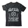 Funny First Mate For Men Women Pontoon Boat Captain Boating Shirt & Hoodie | siriusteestore