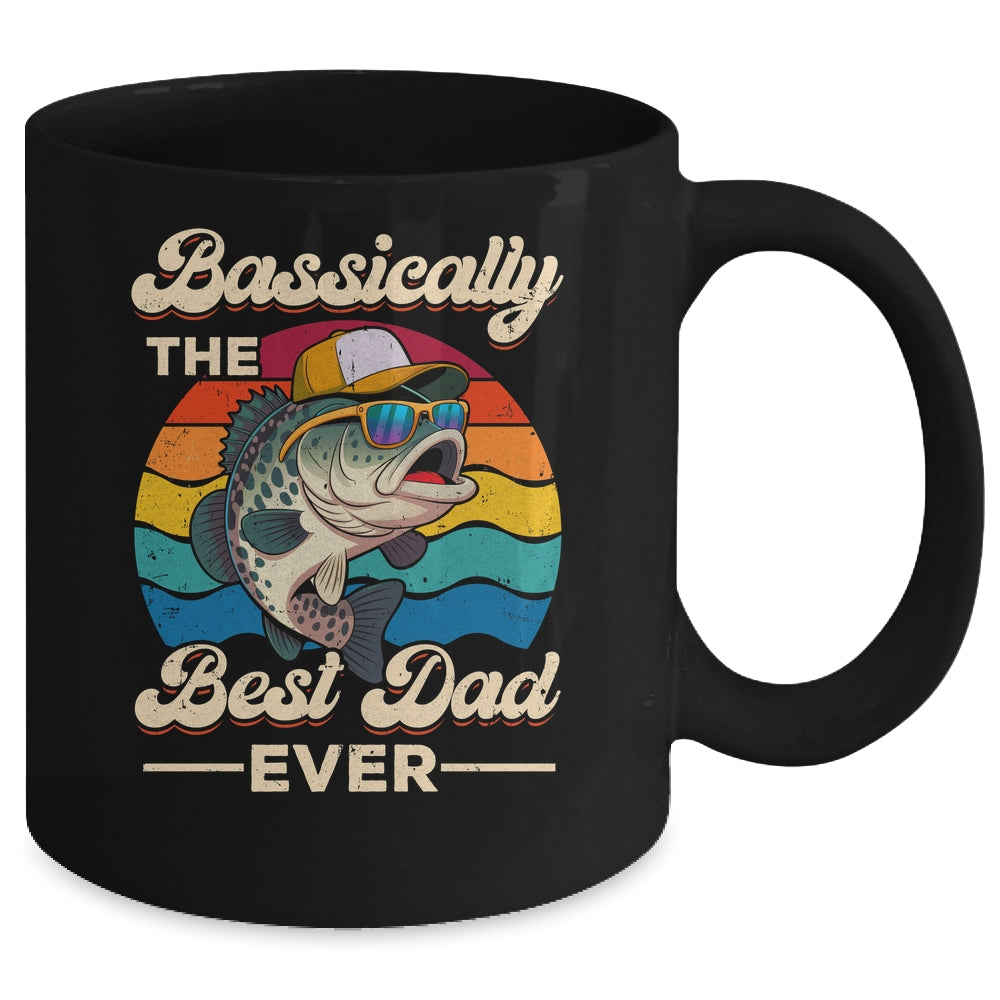 Funny Fisherman Best Dad Ever Bass Fishing Men Fathers Day Mug | siriusteestore
