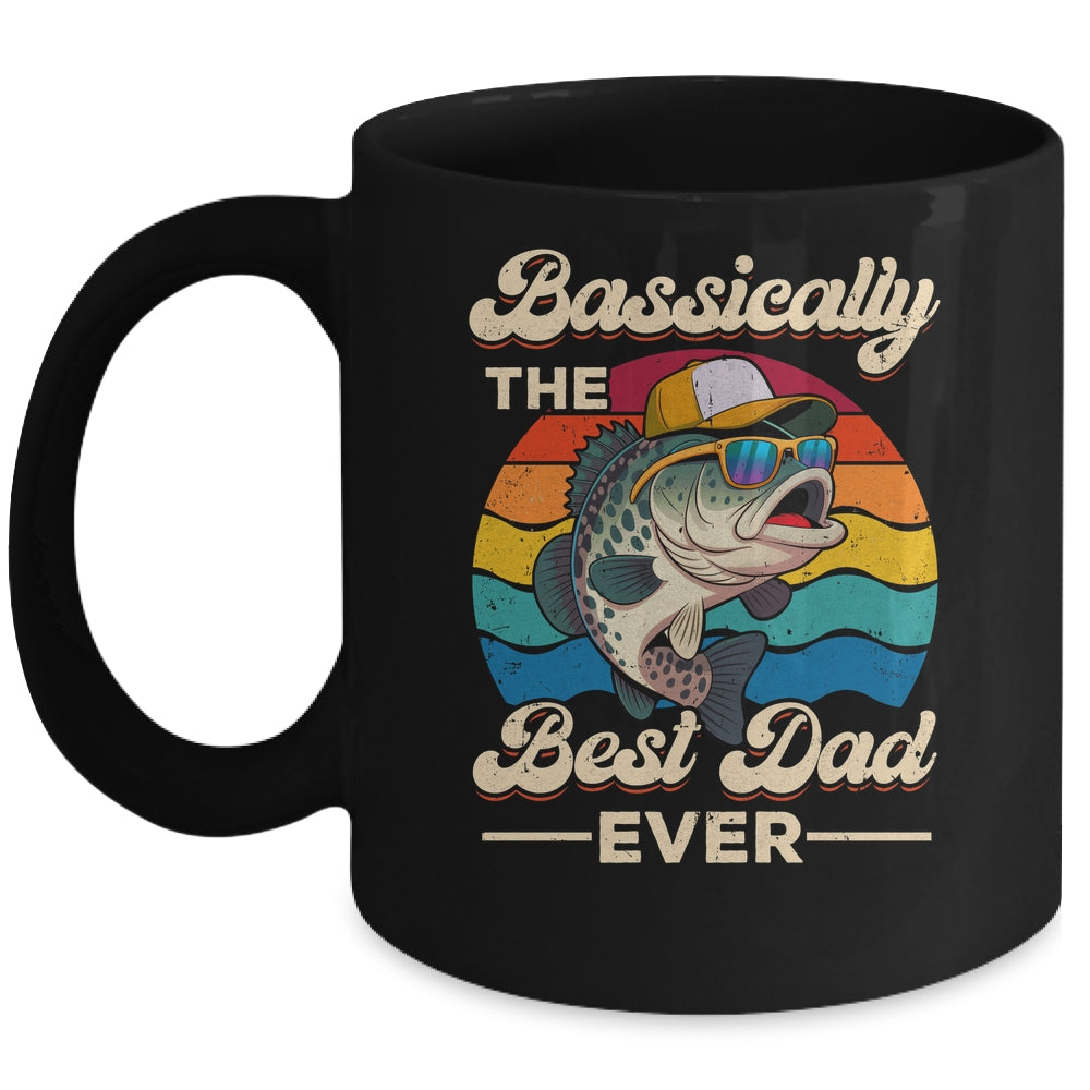 Funny Fisherman Best Dad Ever Bass Fishing Men Fathers Day Mug | siriusteestore