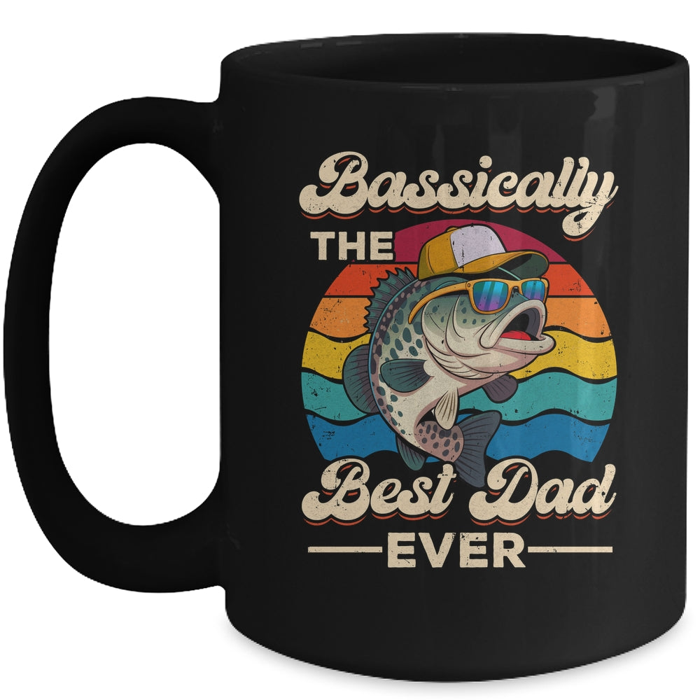 Funny Fisherman Best Dad Ever Bass Fishing Men Fathers Day Mug | siriusteestore