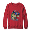 Funny Fishing And Fisherman American Flag Patriotic Vintage Shirt & Sweatshirt | siriusteestore