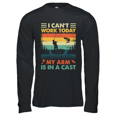 Funny Fishing Design For Men Fisherman Dad Cant Work Today Shirt & Hoodie | siriusteestore