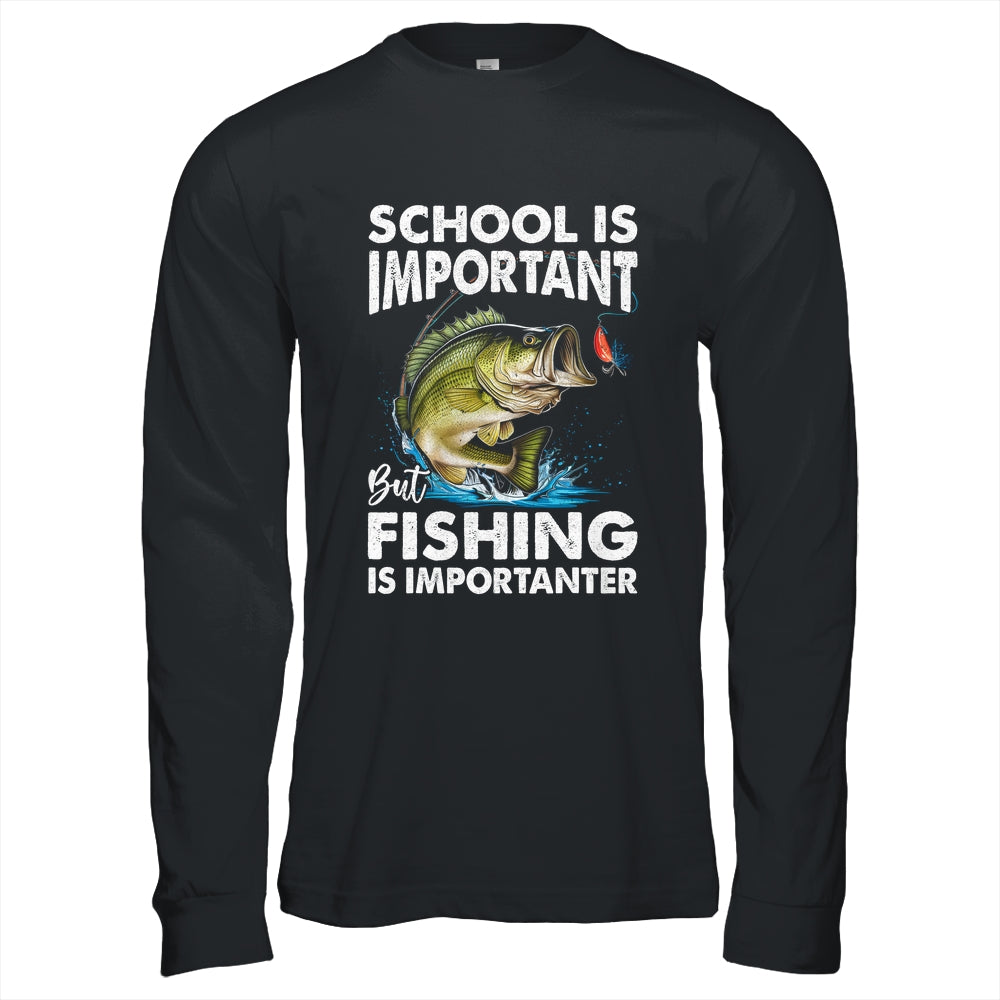 Funny Fishing For Boys Kids Youth Saying Bass Fish Fisherman Shirt & Hoodie | siriusteestore