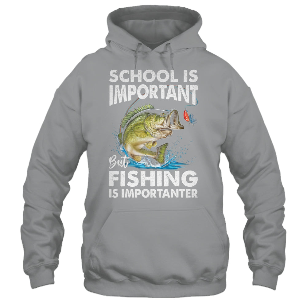 Funny Fishing For Boys Kids Youth Saying Bass Fish Fisherman Shirt & Hoodie | siriusteestore