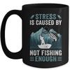 Funny Fishing For Men Women Bass Fly Fishing Fisherman Mug | siriusteestore