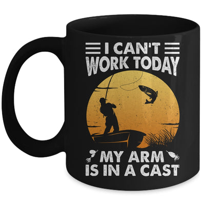 Funny Fishing For Men Women Fisherman Arm Cast Fish Mug | siriusteestore