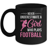 Funny Football Art For Girls Youth Teens Football Player Mug | siriusteestore