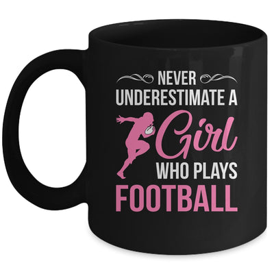 Funny Football Art For Girls Youth Teens Football Player Mug | siriusteestore