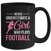 Funny Football Art For Girls Youth Teens Football Player Mug | siriusteestore