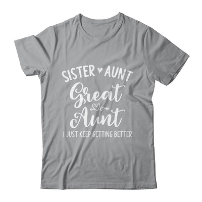 Funny For Aunt From Grandkids Niece Sister Aunt Great Aunt Shirt & Tank Top | siriusteestore