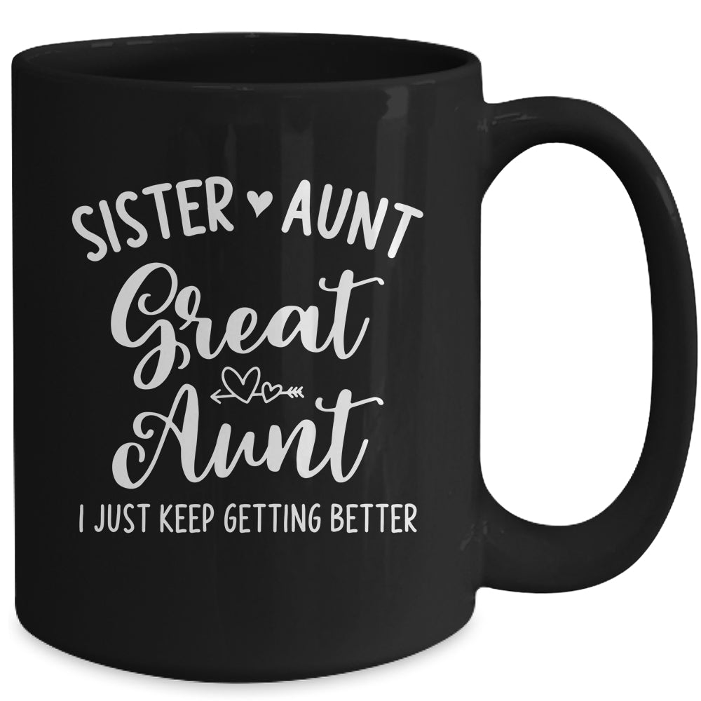 Funny For Aunt From Grandkids Niece Sister Aunt Great Aunt Mug | siriusteestore