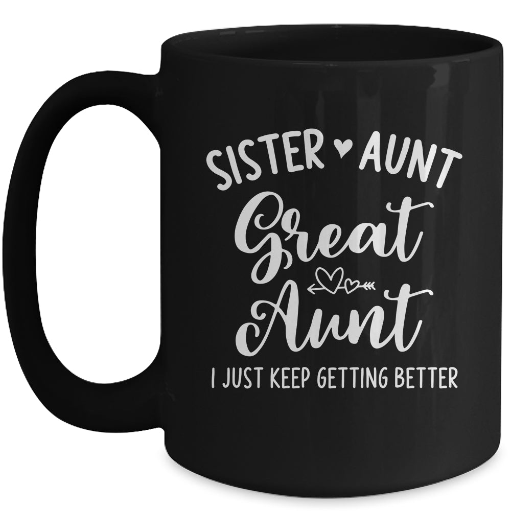 Funny For Aunt From Grandkids Niece Sister Aunt Great Aunt Mug | siriusteestore