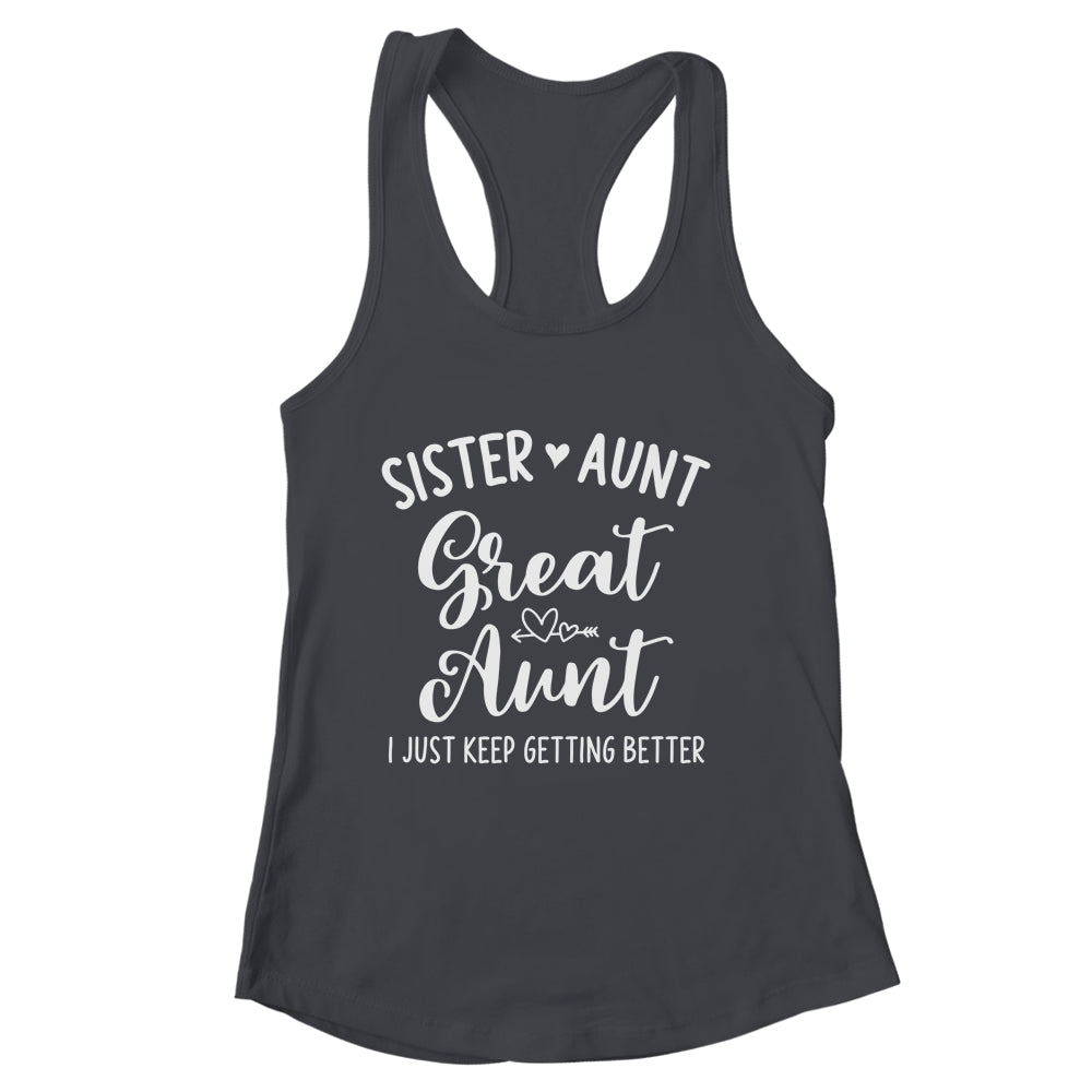 Funny For Aunt From Grandkids Niece Sister Aunt Great Aunt Shirt & Tank Top | siriusteestore