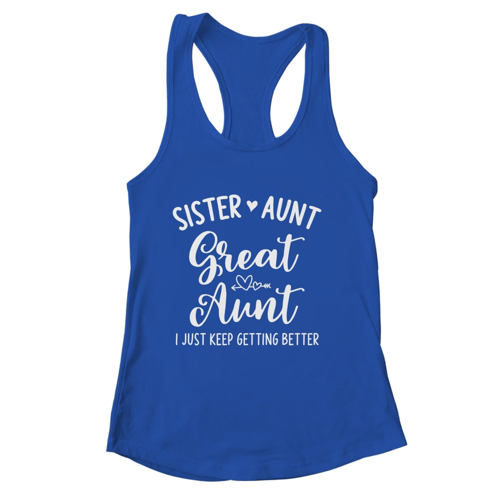 Funny For Aunt From Grandkids Niece Sister Aunt Great Aunt Shirt & Tank Top | siriusteestore