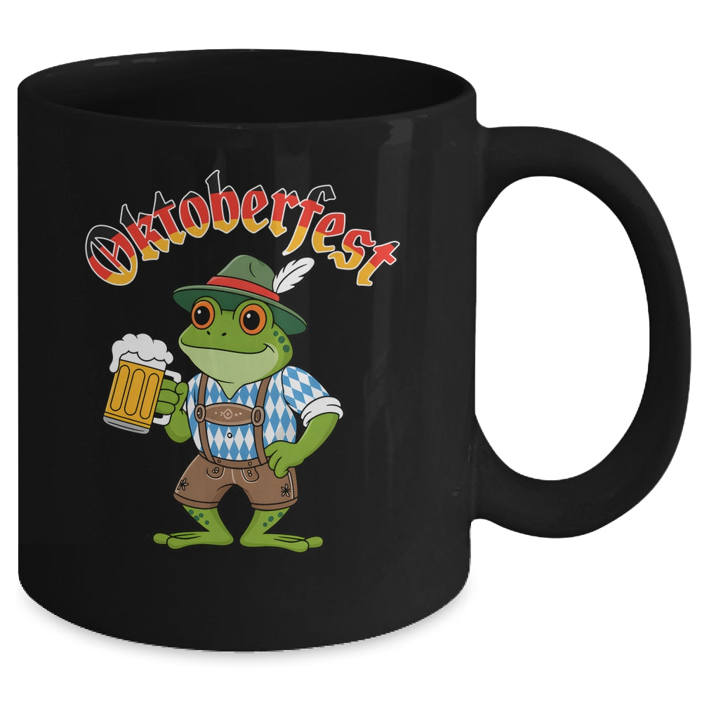 Funny Frog Oktoberfest German Drinking Festival Men Women Mug | siriusteestore