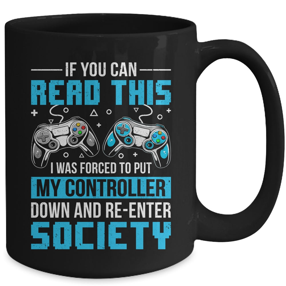 Funny Gamer For Men Women Video Gamer Gaming Game Controller Mug | siriusteestore