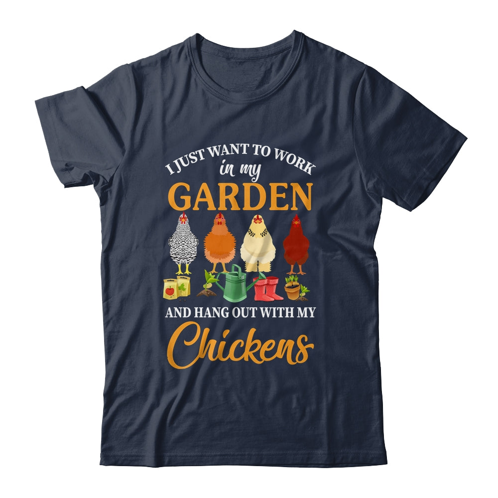 Funny Garden Chickens For Design Men Women Love Gardening Shirt & Tank Top | siriusteestore