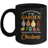 Funny Garden Chickens For Design Men Women Love Gardening Mug | siriusteestore
