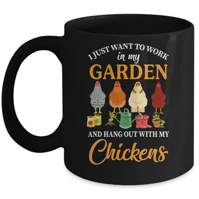 Funny Garden Chickens For Design Men Women Love Gardening Mug | siriusteestore