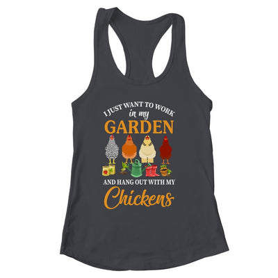 Funny Garden Chickens For Design Men Women Love Gardening Shirt & Tank Top | siriusteestore