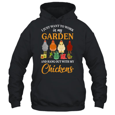 Funny Garden Chickens For Design Men Women Love Gardening Shirt & Tank Top | siriusteestore
