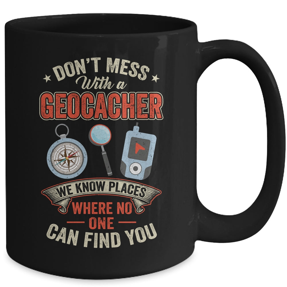 Funny Geocache Geocaching Design Treasure Hunt Boys Men Mug | siriusteestore