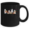 Funny Ghost Book Reading Halloween Books Lover Teacher Kids Mug | siriusteestore