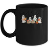Funny Ghost Book Reading Halloween Books Lover Teacher Kids Mug | siriusteestore