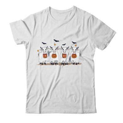 Funny Ghost Cows Halloween Animals Cow Lover Spooky Season Shirt & Sweatshirt | siriusteestore