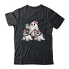 Funny Ghost Walking Dog Spooky Season Halloween Coquette Shirt & Sweatshirt | siriusteestore