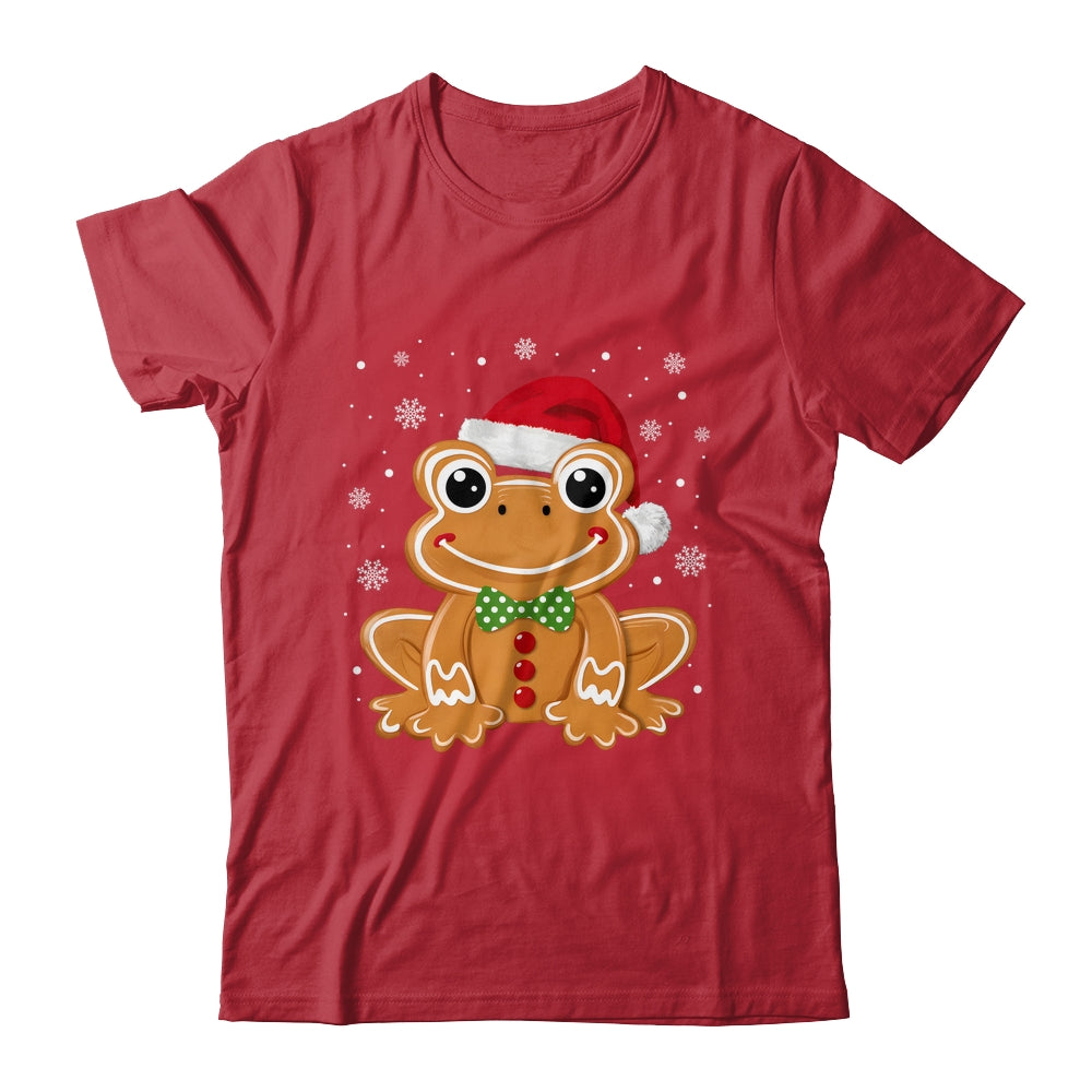 Funny Gingerbread Man Frog Christmas Womens Mens Kids Shirt & Sweatshirt | siriusteestore