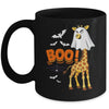 Funny Giraffe Boo Halloween Costume Ghost Men Women Kids Mug | siriusteestore