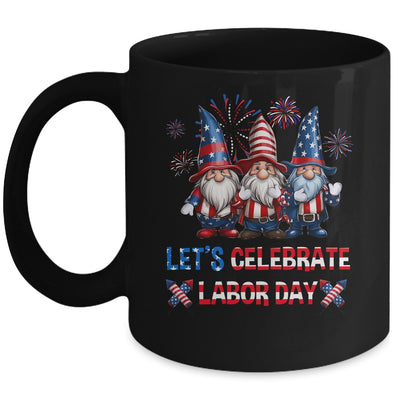 Funny Gnomes Gnomies Happy Labor Day Party American Flag Mug | siriusteestore