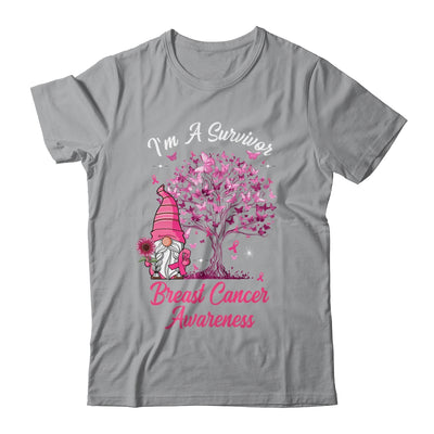 Funny Gnomes I'm A Survivor Breast Cancer Awareness Shirt & Tank Top | siriusteestore