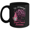 Funny Gnomes I'm A Survivor Breast Cancer Awareness Mug | siriusteestore