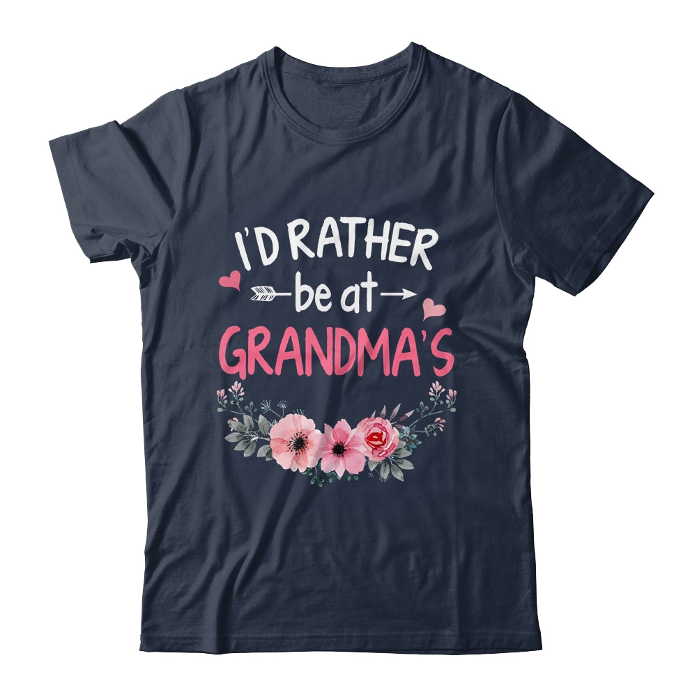 Funny Grandmother Mom Mother I'd Rather Be At Grandma's Shirt & Hoodie | siriusteestore