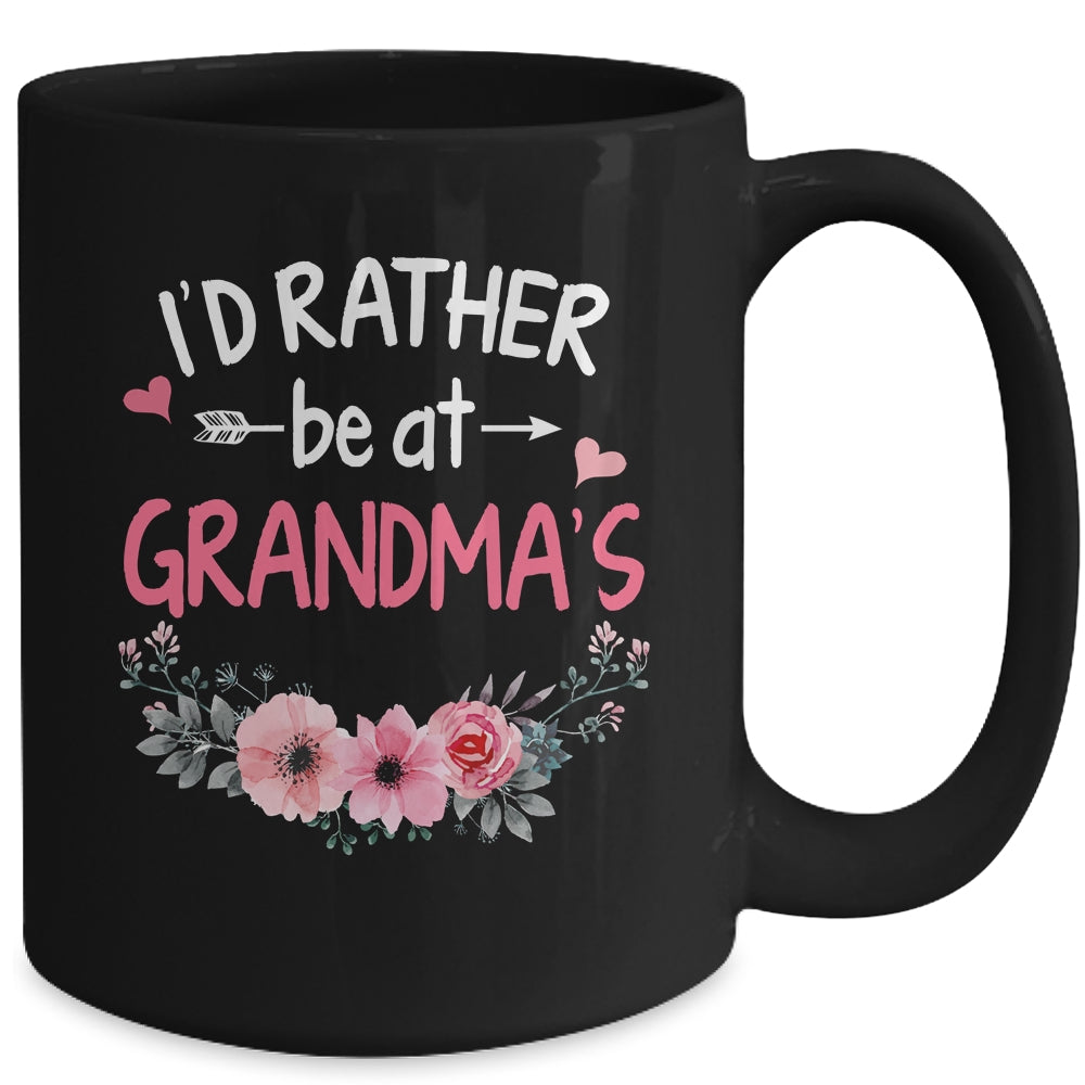 Funny Grandmother Mom Mother I'd Rather Be At Grandma's Mug | siriusteestore